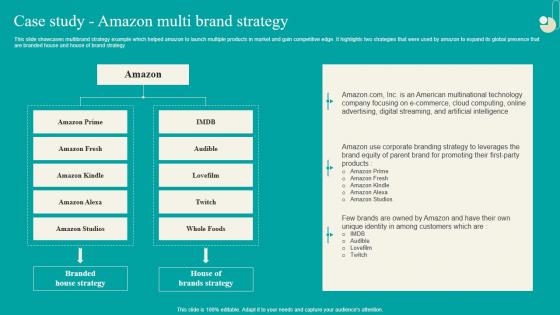 Case Study Amazon Multi Brand Strategy Strategic Marketing Plan Inspiration PDF