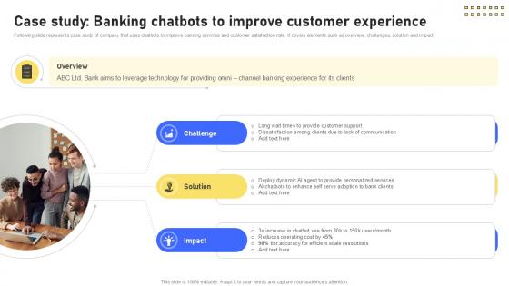 Case Study Banking Chatbots Banking Future With IoT Ppt Sample IoT SS V