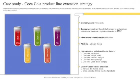 Case Study Coca Cola Product Line Extension Strategy Maximizing Revenue Using Download Pdf
