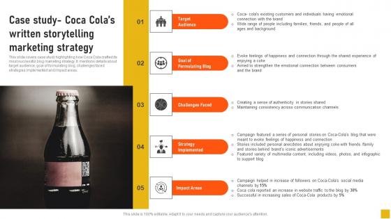 Case Study Coca Colas Written Storytelling Marketing Strategy Comprehensive Guide Infographics Pdf