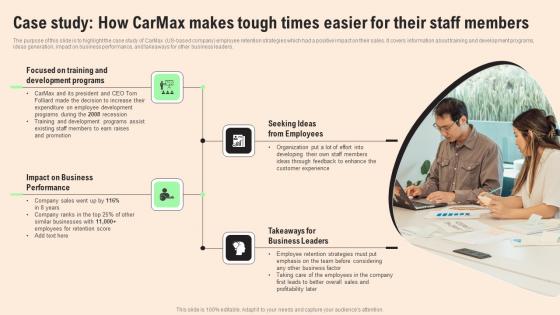 Case Study How CarMax Makes HR Retention Techniques For Business Owners Demonstration Pdf