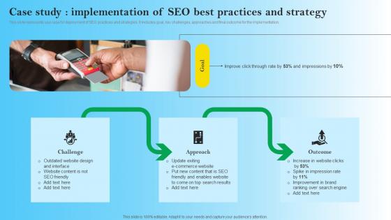 Case Study Implementation Of SEO Best Practices And Strategy B2B Digital Commerce Pictures Pdf