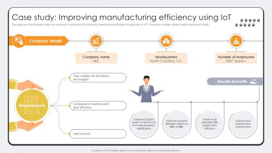 Case Study Improving Manufacturing Revolutionizing Production IoT Ppt Example Case Study Improving Manufacturing Revolutionizing Production IoT Ppt Example