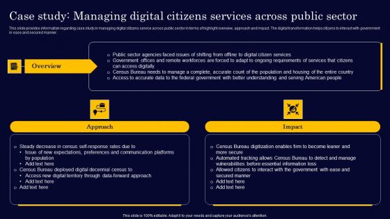 Case Study Managing Digital Citizens Services Across Gen Tech Stack Playbook Summary Pdf