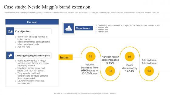 Case Study Nestle Maggis Brand Extension How To Implement Product Icons Pdf