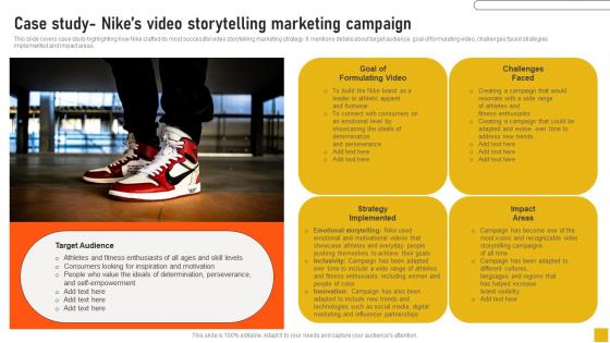 Case Study Nikes Video Storytelling Marketing Campaign Comprehensive Guide Guidelines Pdf