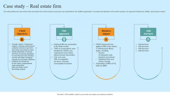 Case Study Real Estate Firm Hyper Automation Solutions Introduction Pdf