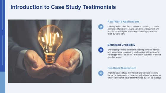 Case Study Testimonials Solutions To Problems PPT Summary AT Slide03