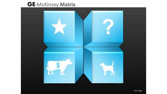 Cash Cow Dog Question Mark Ge Mc Kinsey Matrix PowerPoint Templates
