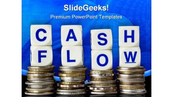 Cash Flow Money PowerPoint Template 0910