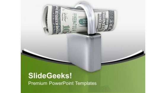 Cash Locked For Money Saving PowerPoint Templates Ppt Backgrounds For Slides 0213 Cash Locked For Money Saving PowerPoint Templates Ppt Backgrounds For Slides 0213