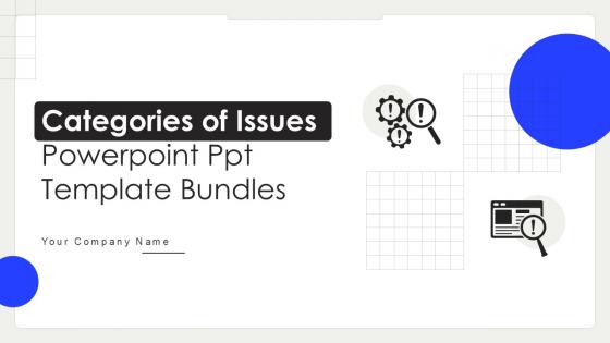 Categories Of Issues Powerpoint Ppt Template Bundles
