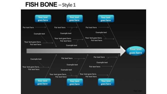 Cause And Effect Fishbone Diagram PowerPoint Slides Editable Ppt Templates