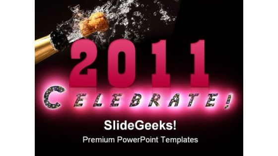 Celebrate Festival PowerPoint Themes And PowerPoint Slides 0411