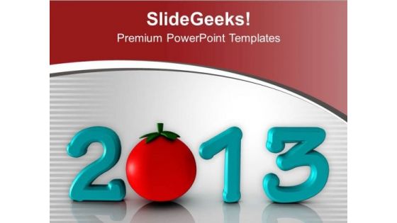 Celebrate This New Year 2013 PowerPoint Templates Ppt Backgrounds For Slides 0513