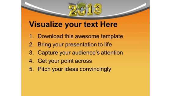Celebrate This New Year With Happiness PowerPoint Templates Ppt Backgrounds For Slides 0513