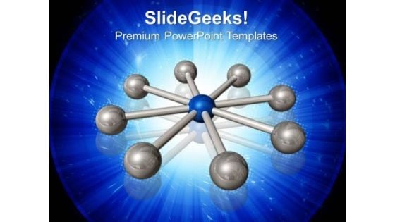 Centralized Business Leadership PowerPoint Templates And PowerPoint Themes 0712