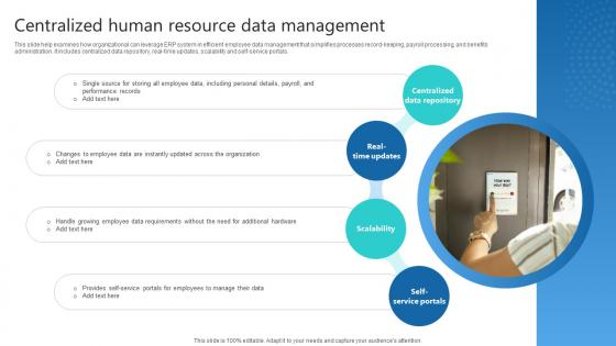 Centralized Human Resource Data Management Erp And Digital Transformation For Maximizing DT SS V Centralized Human Resource Data Management Erp And Digital Transformation For Maximizing DT SS V