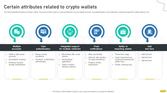 Certain Attributes Related To Crypto Wallets Cryptocurrency Management With Blockchain