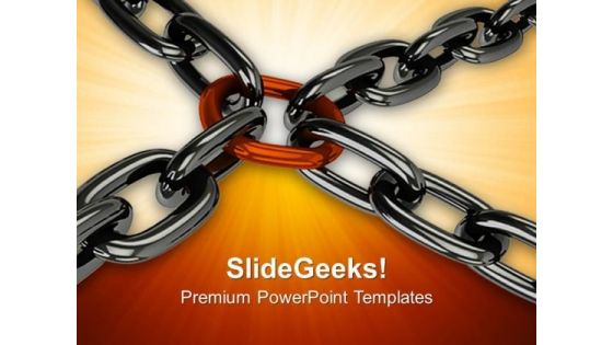 Chain Concept Security PowerPoint Templates And PowerPoint Themes 0712