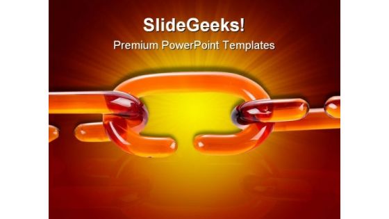 Chain Links Business PowerPoint Templates And PowerPoint Backgrounds 0611