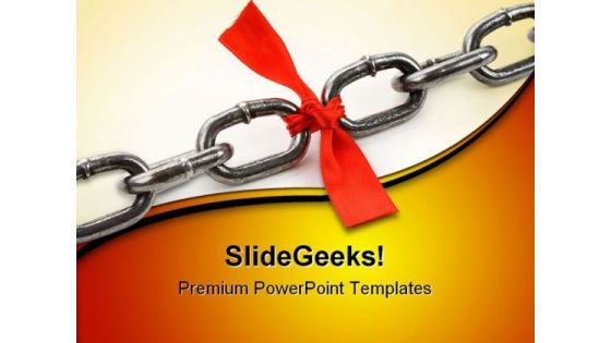 Chain Symbol Communication PowerPoint Templates And PowerPoint Backgrounds 0511