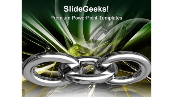 Chain Symbol Industrial PowerPoint Themes And PowerPoint Slides 0611