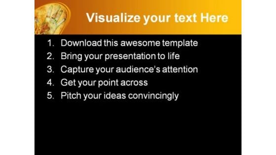 Chakra Hands Health PowerPoint Themes And PowerPoint Slides 0711