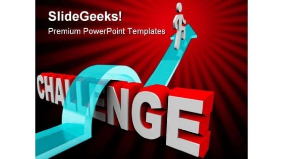 Challenge Business PowerPoint Template 1110