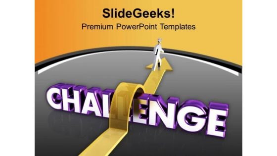 Challenge Your Knowledge For Success PowerPoint Templates Ppt Backgrounds For Slides 0613