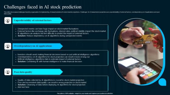 Challenges Faced In Ai Stock Prediction Artificial Intelligence Applications Ideas Pdf