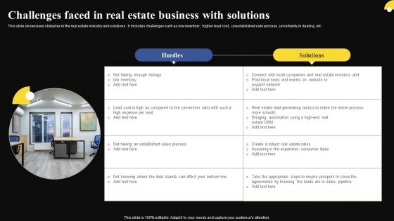 Challenges Faced In Real Estate Business With Solutions Rules Pdf