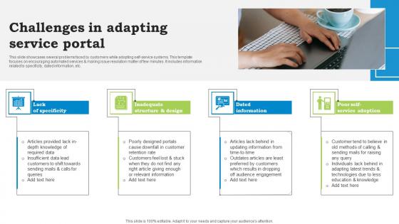 Challenges In Adapting Service Portal Slides Pdf