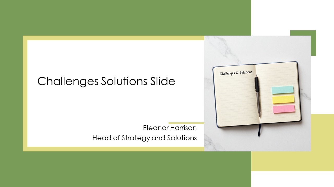 Challenges Solutions PPT Structure VM