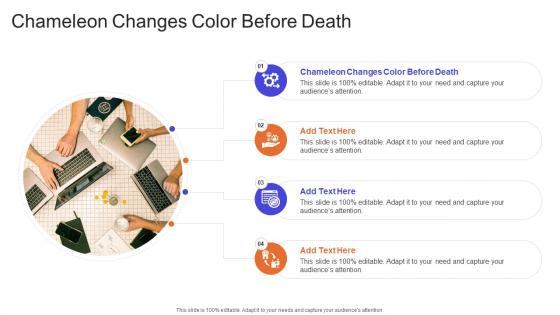 Chameleon Changes Color Before Death In Powerpoint And Google Slides Cpb