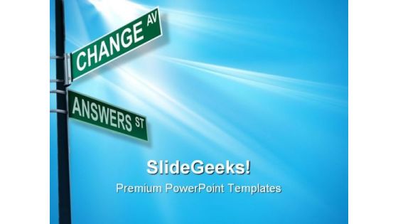 Change Av Answers St Business PowerPoint Templates And PowerPoint Backgrounds 0911