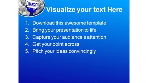 Change Metaphor PowerPoint Themes And PowerPoint Slides 0511