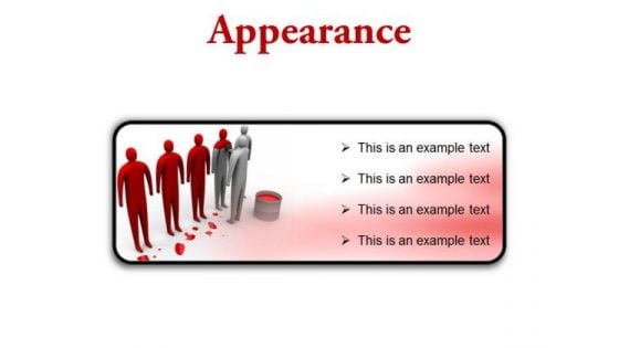 Changing Appearance Leadership PowerPoint Presetation Slides R