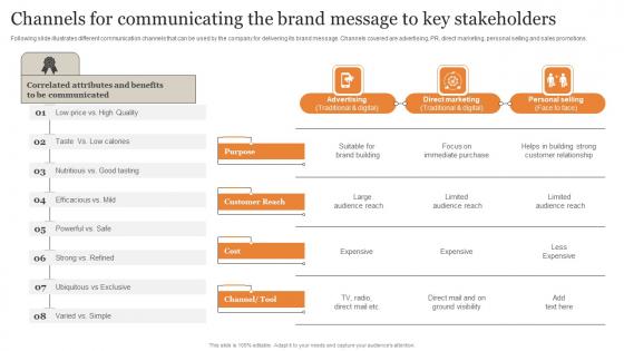 Channels For Communicating The Brand Message Ultimate Guide Implementing Guidelines Pdf