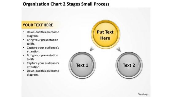 Chart 2 Stages Small Process Ppt Putting Business Plan Together PowerPoint Templates