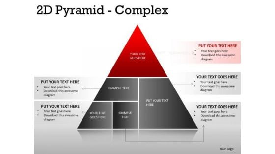 Chart 2d Pyramid Complex PowerPoint Slides And Ppt Diagram Templates