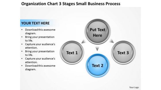 Chart 3 Stages Small Business Process Ppt Daycare Plan Template PowerPoint Slides