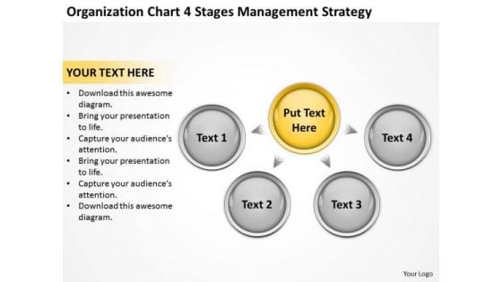 Chart 4 Stages Management Starategy Ppt Business Plan Examples PowerPoint Slides