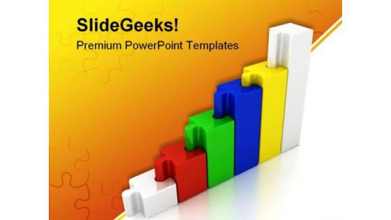 Chart Growth Business PowerPoint Template 1110 Chart Growth Business PowerPoint Template 1110