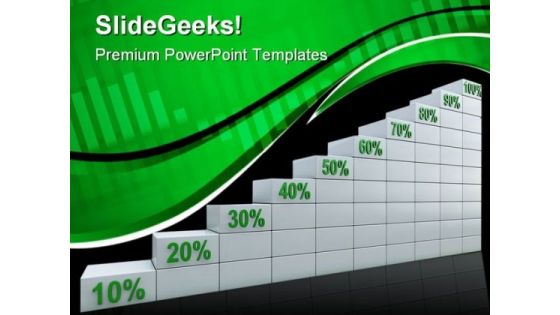 Chart With Percents Business Marketing PowerPoint Templates And PowerPoint Backgrounds 0611