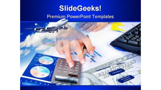 Charts Business PowerPoint Template 1010