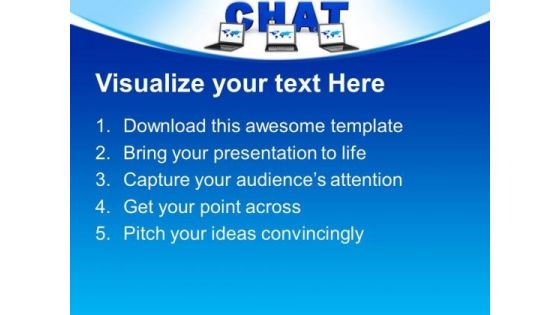Chat Internet PowerPoint Templates And PowerPoint Themes 0612