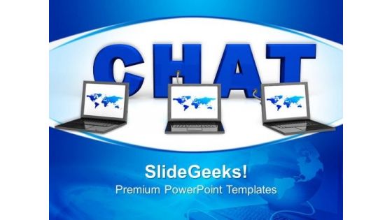 Chat Internet PowerPoint Templates And PowerPoint Themes 0612