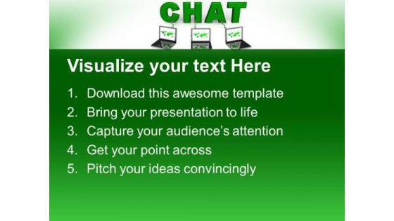 Chat Internet PowerPoint Templates And PowerPoint Themes 0812