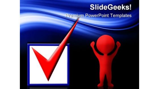 Check Box Symbol PowerPoint Templates And PowerPoint Backgrounds 0411